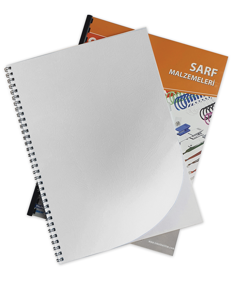 SARFF A4 KARTON KAPAK DESENLİ BEYAZ - 100ADET