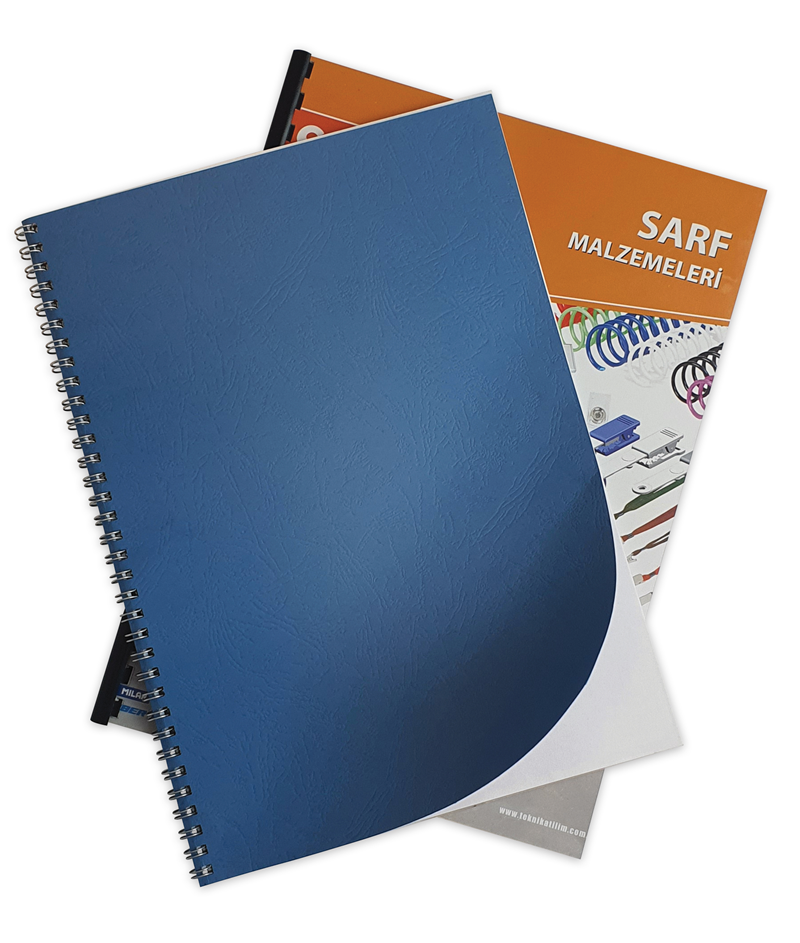 SARFF A4 KARTON KAPAK DESENLİ MAVİ - 100ADET