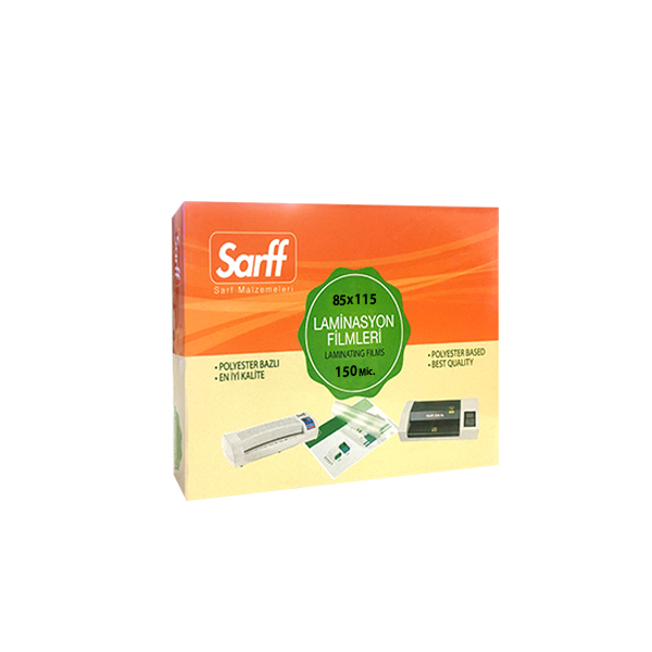 SARFF 150MIC LAMİNASYON FİLMLERİ - BNC(85X115MM) - 100ADET