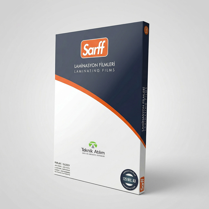 SARFF PRO 125MIC LAMİNASYON FİLMLERİ - A3(426X303MM) - 100ADET